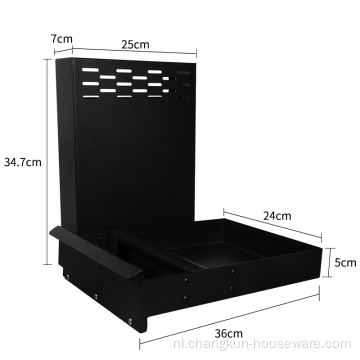 New Iron Mat zwart Koffiedik Knock Box